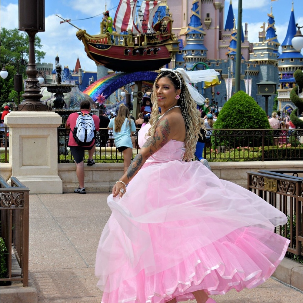 Elegant Pink Prom Dress